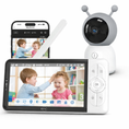 Last inn bildet i Gallery Viewer, Bamy Baby Monitor-pakken: kamera, 5-tommers monitor og mobilapp med livebilde
