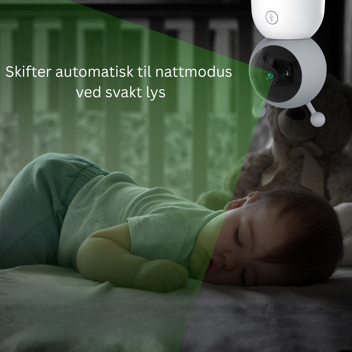 Infografikk: Bamy-kameraet skifter automatisk til nattmodus ved svakt lys